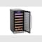Edgestar 15 Inch Wide 30 Bottle BuiltIn Single Zone Wine Cooler with Reversible Door and LED Lighting CWR302SZ - alternate 5